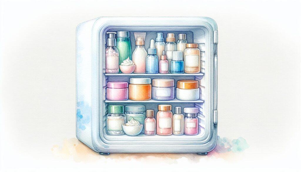 why to store skin care in fridge